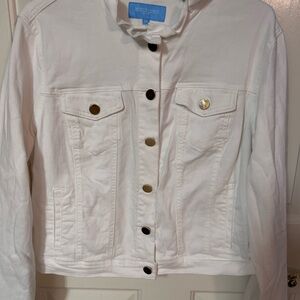 Draper James RSVP White Denim Jacket